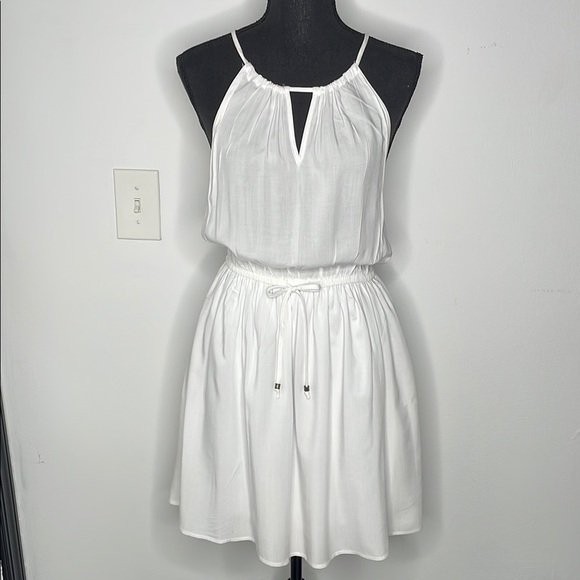 STREETWEAR SOCIETY White Halter Dress - Picture 1 of 12
